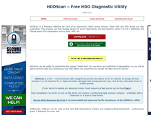 Tablet Screenshot of hddscan.com